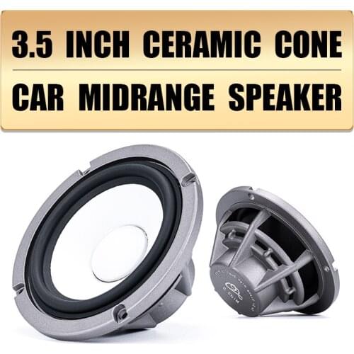 High-quality car audio modified 3.5-inch ceramic cone mid-range speaker car three-way dedicated mid-range speaker
