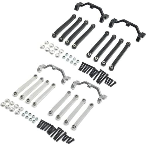 1/12 RC Car 8pcs Steering Pull Rod and 2pcs Pull Rod Seat for MN90 MN90K MN91 MN45 MN96 MN99 MN99S Trucks DIY Accessory