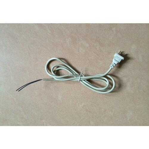 2 pin flat plug power cord,white 2 cores power line,electric fan parts