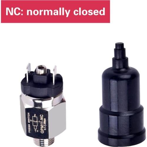 2021 QPM11-NC / QPM11-NO 1/4'' 1/8" Adjustable Air Pressure Switch Wire External Thread Nozzle Pressure Switch Top Quality