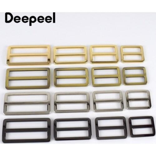 5Pcs Metal Buckles for Bag Backpack Webbing Straps Connector Slider Tri Glide Adjust Buckle Clasps DIY Leather Craft Accessories