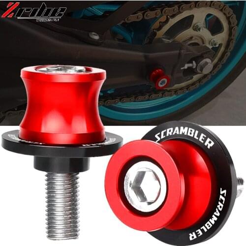 8MM Motorcycle accessories CNC Aluminum Swingarm Spools slider stand screws For BMW RNineT Scrambler 2017 2018 Swingarm Spools