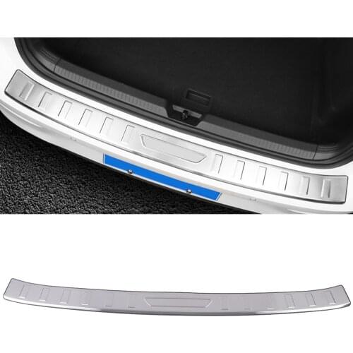 Car Accessories for VW Volkswagen Golf 8 MK8 2020 2021 Stainless Steel Outer Rear Trunk Bumper Protector Plate Trim 1 Piece