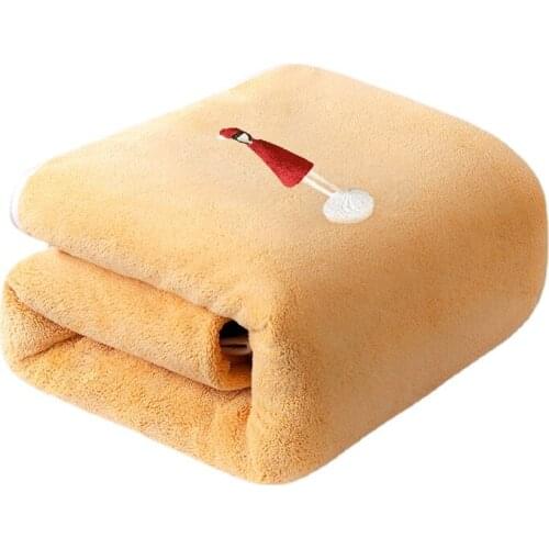 Household Cotton Water Absorbent Quick Drying No Sheding Does Not Pilling Lovely Bath Towel
