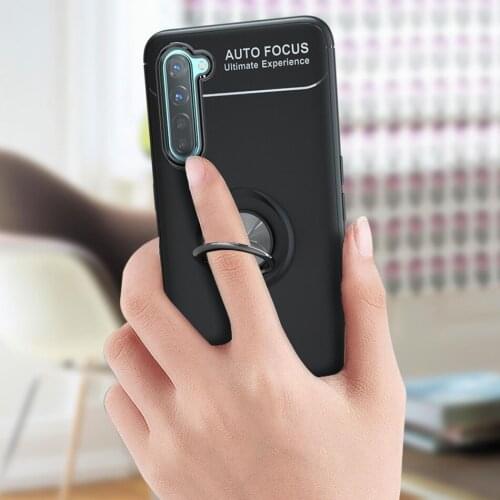 Reno 3 Case Magnetic Car Holder Case For OPPO Reno 3 Pro Case 360 Rotating Finger Ring Phone Cover For OPPO Reno 3 Capa Shell