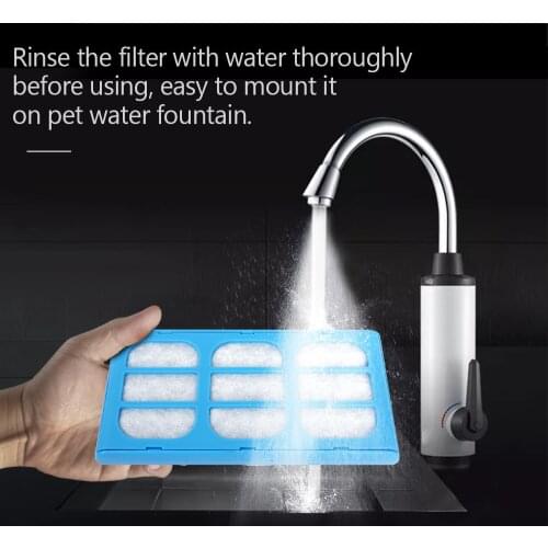 12 PCS Pet Water Fountain Filter Fountain Accessories Replacement Water Filter Cartridges Compatible with Cat Dog Mate Fountains