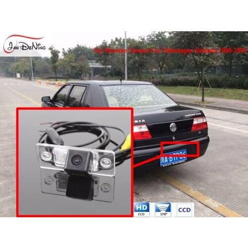 JanDeNing For Volkswagen Santana 1996-2005 RearView Parking/Backup Reverse Camera/License Plate Light OEM CCD Waterproof