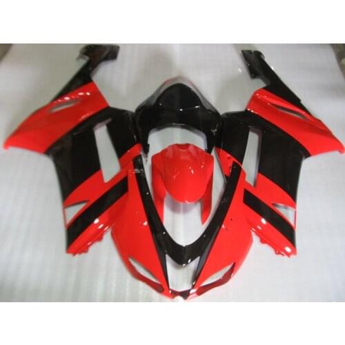 Motorcycle Fairing kit for KAWASAKI Ninja ZX6R 07 08 ZX6R 636 2007 2008 Hot red gloss black ABS Fairings set +7 gifts TR12