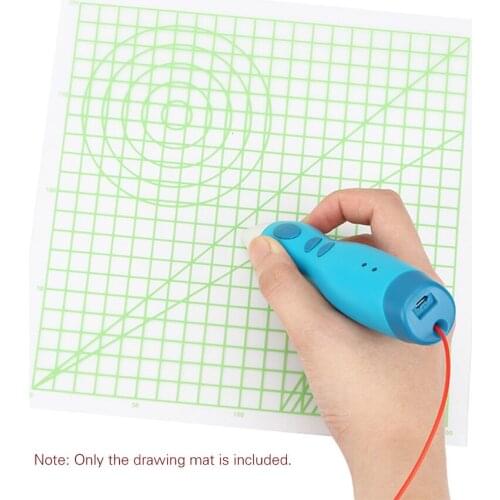 3D Printing Pen Mat Drawing Board with Multi-shaped Basic Template Art Supplies Tool 3D Pen Accessories Gift for Kids Adults