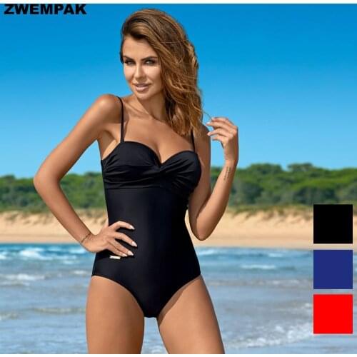 Summer Twisted Tube Push Up Swimsuit One Pieces Swimming Suits For Women Sexy Female Bodysuit Monokini Retro Biquini Beach Wear