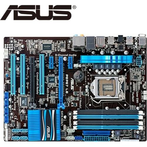Asus P8P67 LE Desktop Motherboard P67 Socket LGA 1155 i3 i5 i7 DDR3 32G ATX UEFI BIOS Original Used Mainboard On Sale