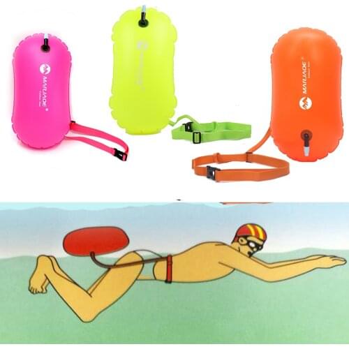 2021 NEW PVC Swimming Buoy Safety Float Air Dry Bag Tow Float Swimming Inflatable Flotation Bag