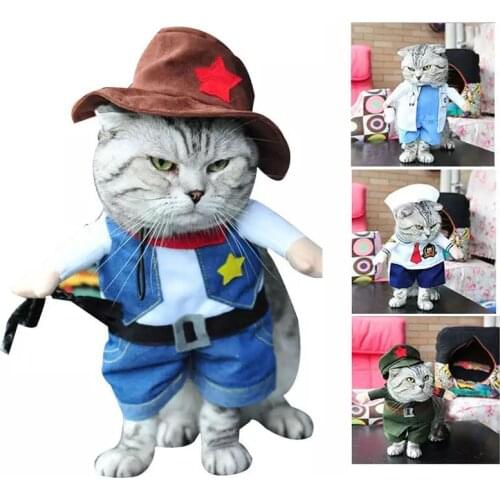 2021 New Cat Role-playing Clothes Halloween Pet Costume Spring Autumn Fashion Personality Four Feet Pet Dog Fashion Suit