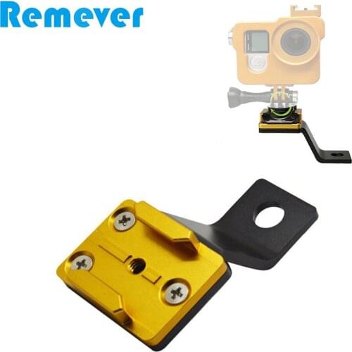 New CNC Aluminum Alloy Frames Adaptor Mounts for Gopro Hero SJcam Cameras Base Holder for Car Motorbike Rear View Mirror