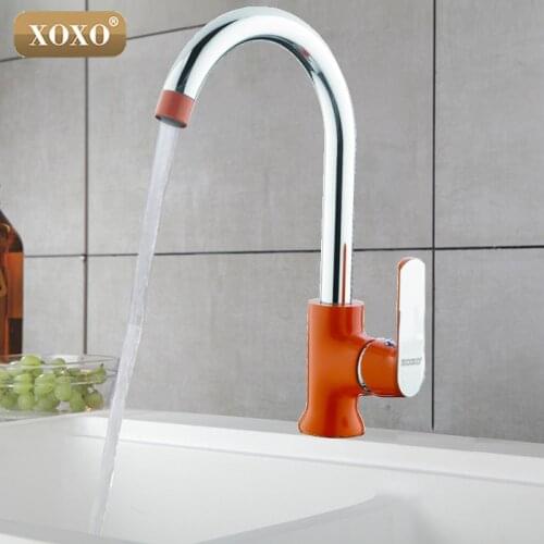 XOXO Modern fashion style xoxos new brass kitchen faucet takes an extra 3 - torneira rotating 360 degree cozinha mixer20021-1R