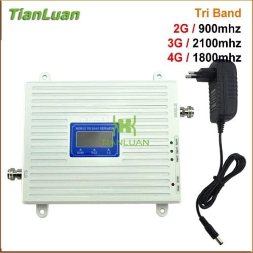 Three networks 2g 3g 4G 900MHz 1800MHz 2100mhz network signal booster