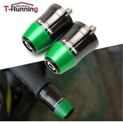 Heavy stainless steel Handle Bar Ends Grips For KAWASAKI Z1000 Z1000SX Z800 Z750 Z900 Z400