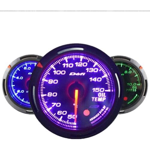 Defi Boost Turbo Advance Gauge 15 Colors Include Sensor and Meter Stand Rainbow Speed Water Temperature Oil Pressure Vacuum RPM