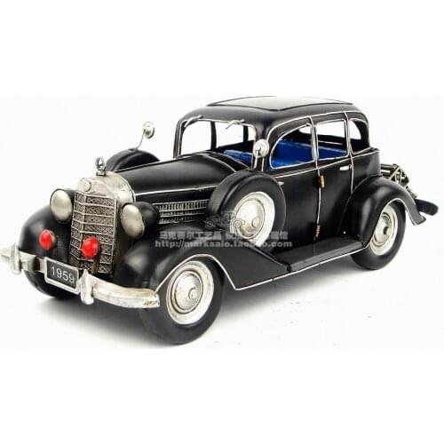 Vintage 1926 260D Home Furnishing mg iron vintage car decoration crafts gifts creative home furnishings tinplate car ha