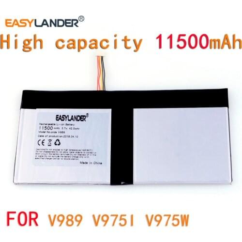 High capacity 11500mah 9.7inch tablet pc Lithium Polymer Li-Po li ion Rechargeable Batteries cells FOR onda V989 V975I V975W