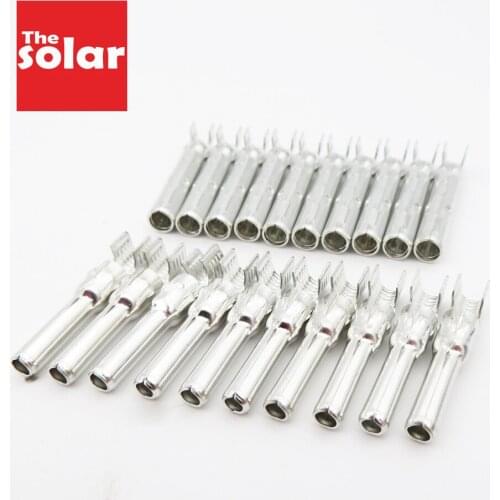 10pairs x 30A 1000V PV Connector male and female inside metal core use for solar cable connect universal type copper contacts