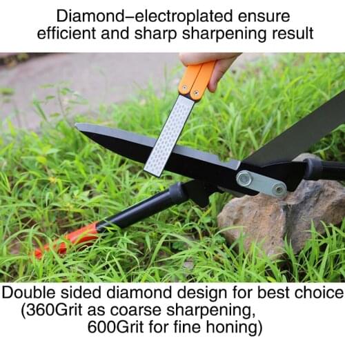 YOYAL Professional Outdoor Mini Knife Sharpener 360# 600# Grit Diamond pocket Knife Sharpening System TAIDEA