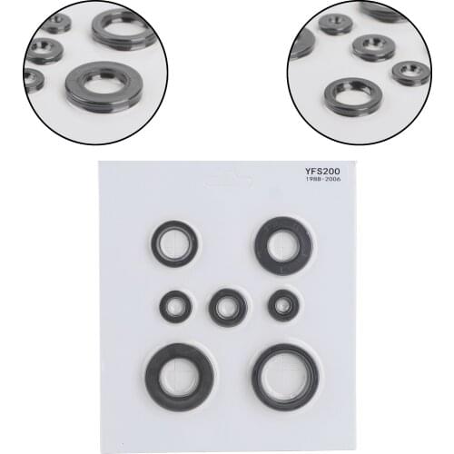 Artudtech Engine Oil Seal Kit Set 7pcs Seals Fit for Yamaha Blaster YFS200 YFS 200 1988-2006 NEW