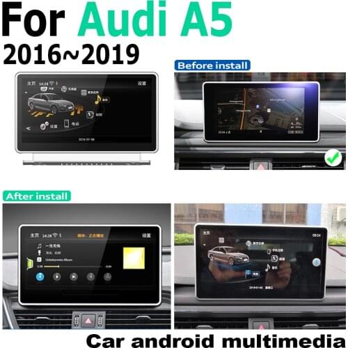 9.33" Car Android Touch Screen Multimedia Player Stereo Display navigation GPS For Audi A5 8T 8F 2016~2019 MMI Audio Radio Media