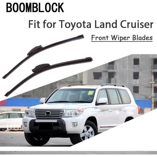 BOOMBLOCK 2PCS High Quality Front Windshield Wiper Blades For 2002-2015 Toyota Land Cruiser Accessories