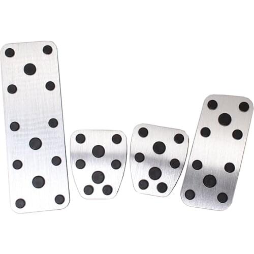 AT MT Fuel Brake Footrest Pedal Cover Auto Pedal Cover for Subaru XV 2012 - 2017 Forester 2006 - 2018 Impreza 2006 - 2015