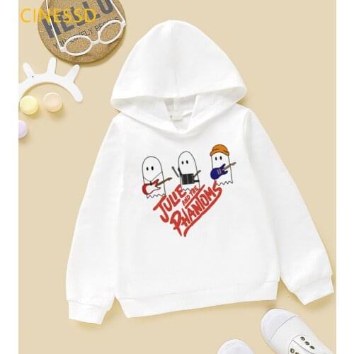 Funny Julie And The Phantoms Cartoon Print Kids Clothes Hoody Harajuku Kawaii Children Clothing Sunset Curve Sweatshirt Tops
