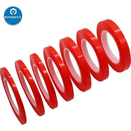 25M Double Side PET Adhesive Tape LCD Screen Opening Repari for iPhone Panel Multi Type Red Double Side Film Sticker Repair Kit