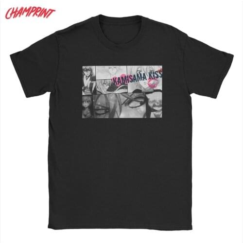 Kamisama Kiss Tomoe T Shirts for Men 100% Cotton Novelty T-Shirts O Neck Anime Manga Tee Shirt Short Sleeve Tops Printed