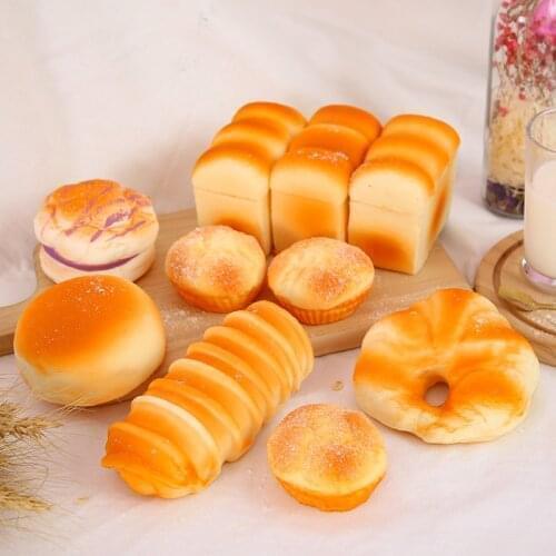 Artificial Fake Bread Ornaments Simulation Food Model Home Decor Shop Window Display Photography Props Table Decor Funny Kid Toy
