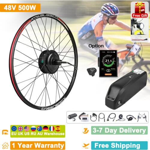 500W E-bike Electric Bike Conversion kit Bafang Hub Motor 48V 12AH 13AH 17.5AH Hailong Samsung Battery 850C DPC18 860C C961 LCD