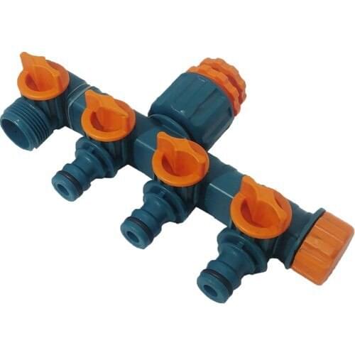 Lightning Faucet Hose Connecting Bracket 4 Pcs Dispenser Valve Plastic Garden Tap