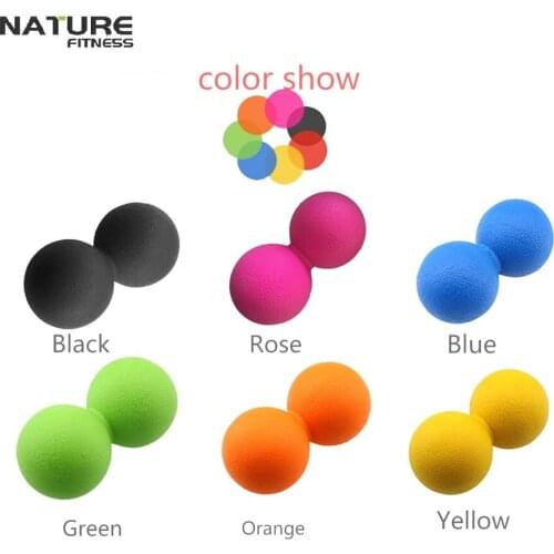 TPE Peanut Massage Therapy Ball/ Muscle Roller Lacrosse Ball/Massage Ball Free Shipping