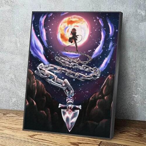 Canvas Painting Print 1 Panel Modular Poster Wall Art HD Pictures HunterXHunter Home Decor Abstract Artwork Bedroom No Framework