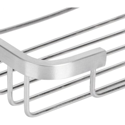 304 Stainless Steel Wall-Mounted Soap Rack Box Container Organizer Toilet Bathroom Accessory