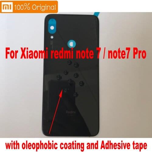Original Best Xiaomi redmi note 7 note7 Pro Back Battery Cover Housing Door Rear Case & Front Middle Frame + Power Volume Button