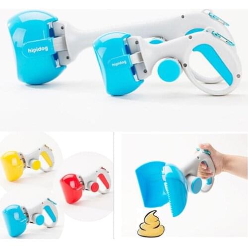 Portable Long Handle Pet Pooper Scooper Poop Set Dog Cat Outdoor Waste Cleaning Poop Shit Pickup Remover Pooper Clean Tool