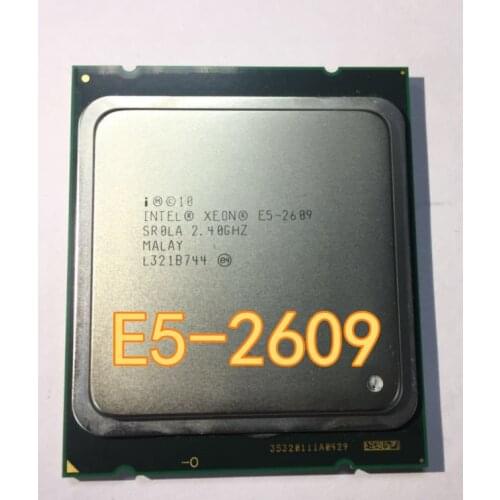 Intel Xeon E5 2609 E5-2609 Processor 2.4GHz 10M 6.4GT/s 4 Core LGA 2011 CPU
