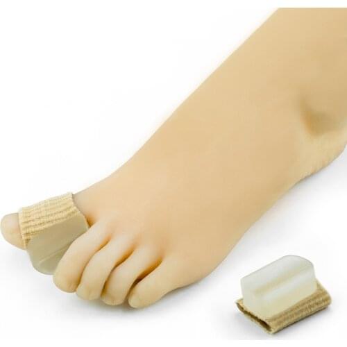 Single Hole Overlapped Toe Separator Hallux Valgus Orthosis for Day and Night Silicone Insole Toe Cover Insole