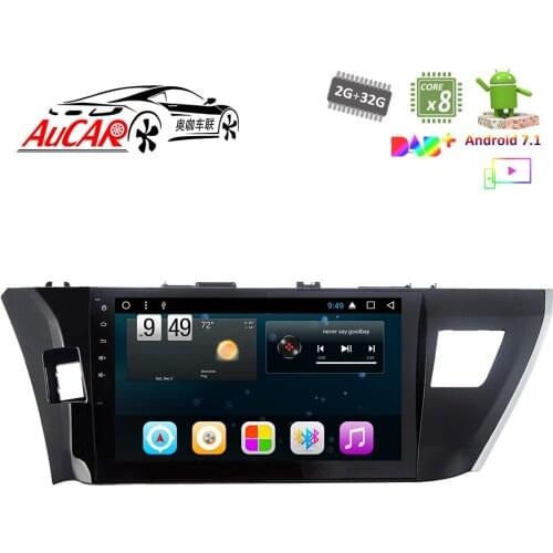 Android 7.1 10.1 inch GPS Navigation system for Toyota Corolla 2013 - 2015 Octa core 1024*600 Bluetooth GPS Radio WIFI 4G Stereo