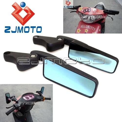 Universal MINI Streetfighter Motorcycle Side Mirrors Universal Motorcycle Rear View Mirrors Street Bikes Mirror Scooter Mirrors