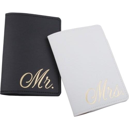 Bride Groom Married Wedding Honeymoon Passport Cover Holder Case Organizer ID Card Travel Protector Organizer M68C