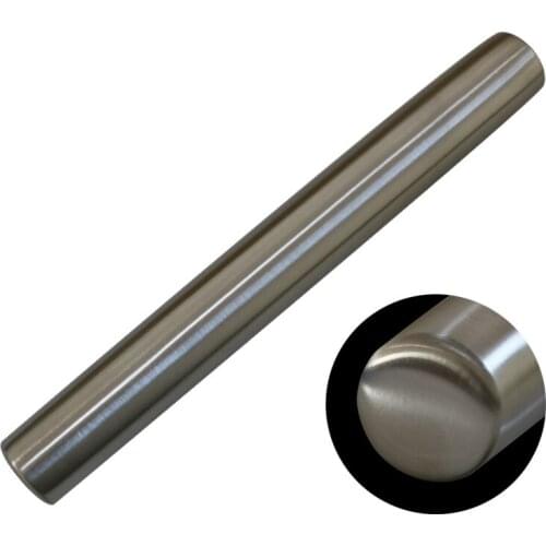 30cm/35cm/40cm 1 Pcs Stainless Steel Fondant Rolling Pin Baking Rough Clay Pizza Pasta Roller Non Stick Cake Accessories H567