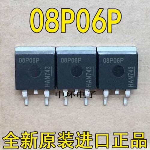 10 PCS SPB08P06PG SPB08P06P SPB08P06 TO-263 08P06P TO-263 60V8.8A MOS