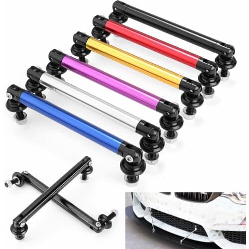 100mm A Pair Universal Car Front Rear Bumper Lip Splitter Rod Support Bars Kit For BMW For Benz For Lexus For Audi For Kia
