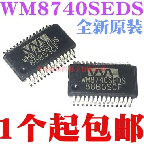 100% New&original WM8740SEDS WM8740 SSOP-28 In Stock